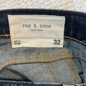Size 32 Rag & Bone Linden Wash Jeans (Fit 2 Slim)